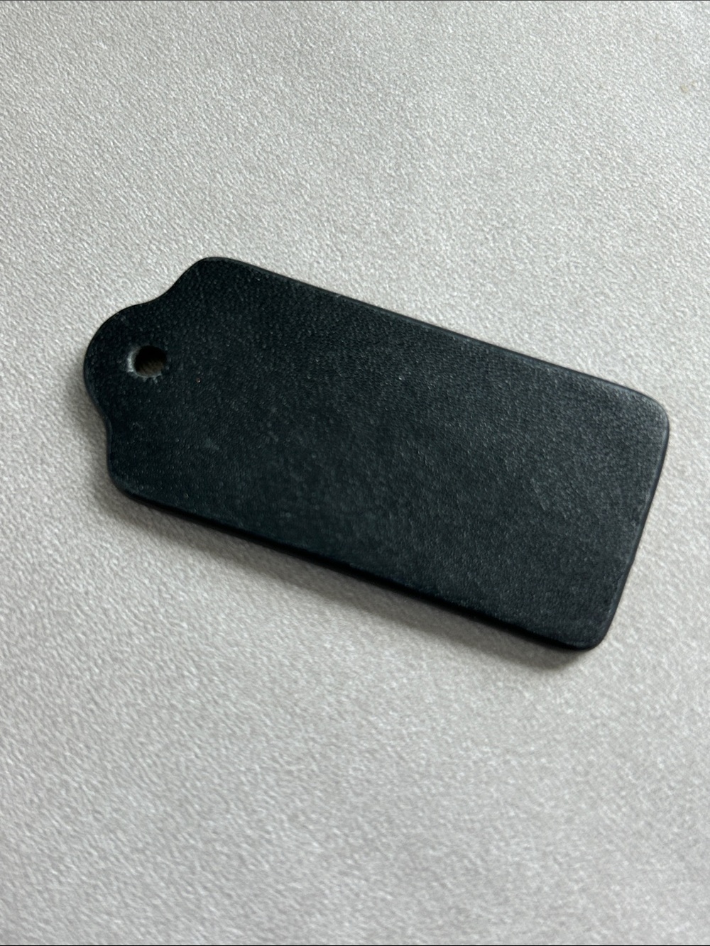 Coach Embossed Black Leather Hang Tag - Picture 8 of 8